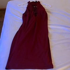 Red Sleeveless Dress